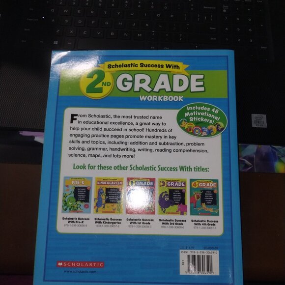 SCHOLASTIC 2ND GRADE WORKBOOK-- NEW CONDITION-- ALL SUBJECTS--#23 - Picture 2 of 4